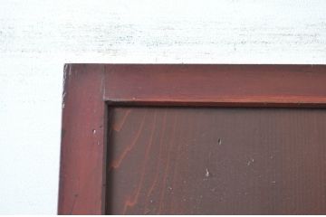アンティーク建具　上質な和の空間を演出する舞良戸扉1枚(ドア、まいらど、板戸)(R-081062)