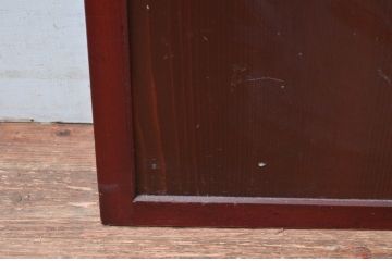 アンティーク建具　上質な和の空間を演出する舞良戸扉1枚(ドア、まいらど、板戸)(R-081062)