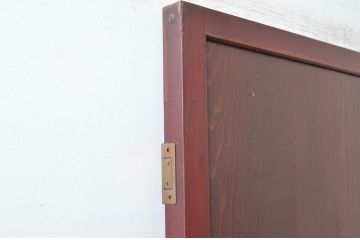 アンティーク建具　上質な和の空間を演出する舞良戸扉1枚(ドア、まいらど、板戸)(R-081062)