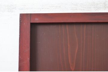 アンティーク建具　上質な和の空間を演出する舞良戸扉1枚(ドア、まいらど、板戸)(R-081063)