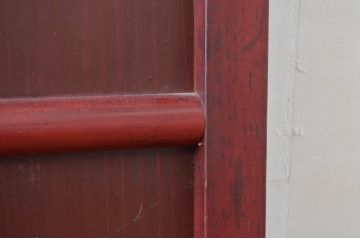 アンティーク建具　上質な和の空間を演出する舞良戸扉1枚(ドア、まいらど、板戸)(R-081063)