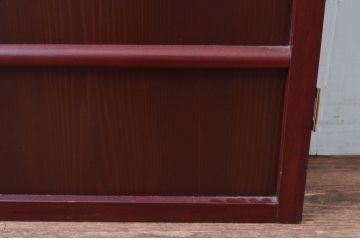 アンティーク建具　上質な和の空間を演出する舞良戸扉1枚(ドア、まいらど、板戸)(R-081063)