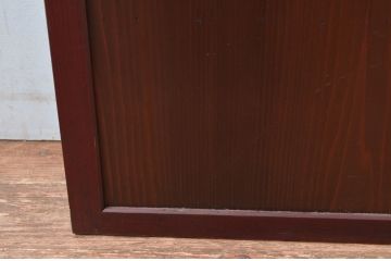 アンティーク建具　上質な和の空間を演出する舞良戸扉1枚(ドア、まいらど、板戸)(R-081063)