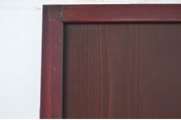 アンティーク建具　和モダンな空間づくりにおすすめな舞良戸扉1枚(ドア、まいらど、板戸)(R-081064)