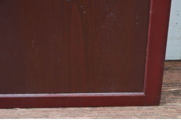 アンティーク建具　和モダンな空間づくりにおすすめな舞良戸扉1枚(ドア、まいらど、板戸)(R-081064)