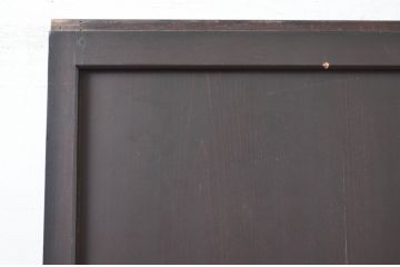 アンティーク建具　アクリル板入り　和モダンテイストのお部屋に取り入れたい格子帯戸1枚(引き戸、格子戸、板戸)(R-081066)
