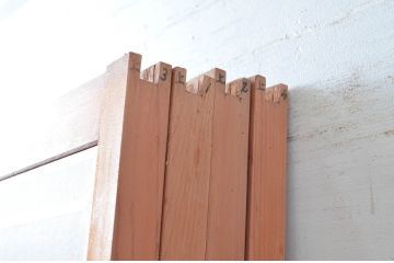 アンティーク建具　高級特注品!!　上品で凝ったデザインが魅力的な組子入り雪見障子戸4枚セット(猫間障子戸、擦り上げ障子戸、擦上障子戸、引き戸、ガラス戸)(R-081070)