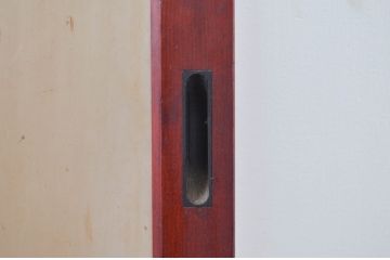 アンティーク建具　大正ロマンな雰囲気漂うガラス戸4枚セット(引き戸、建具)(R-081073)