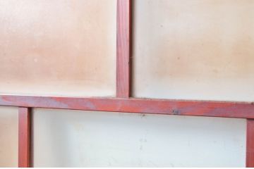 アンティーク建具　大正ロマンな雰囲気漂うガラス戸4枚セット(引き戸、建具)(R-081073)