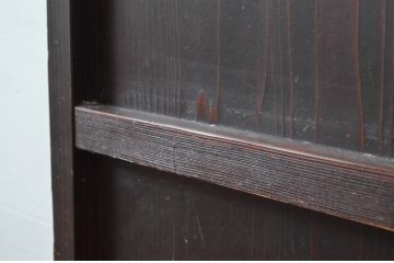 アンティーク建具　結露ガラスが和モダンな空間を演出する!緑の色ガラスが入った幅狭扉1枚(ドア、木製扉)(R-081088)