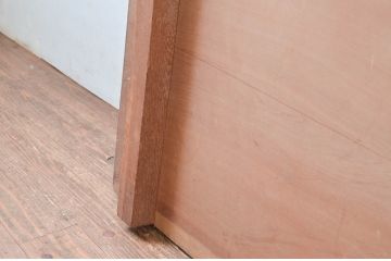 和製アンティーク　美しい柾目が魅力的な分厚い天板(テーブルトップ、ローテーブル、テレビ台、テレビボード、TV台、TVボード、作業台、飾り台、陳列台、裁ち板)(R-081091)