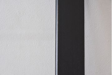 ビンテージ建具　無垢材　ブラックペイントがカッコイイ特大ガラスドア1枚(扉、ガラス戸、ヴィンテージ)(R-081094)