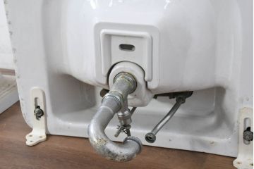和製ビンテージ　希少!!　東洋陶器　TOTO　ヨーロピアン　クラシックな美しさと空間の開放感が魅力のペデスタルシンク(洗面台、流し、手洗いスタンド、ウォッシュスタンド、店舗什器)(R-081099)