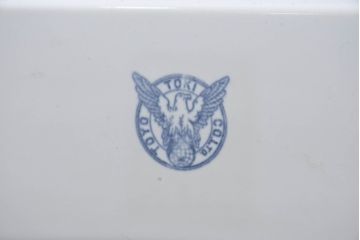 和製ビンテージ　希少!!　東洋陶器　TOTO　ヨーロピアン　クラシックな美しさと空間の開放感が魅力のペデスタルシンク(洗面台、流し、手洗いスタンド、ウォッシュスタンド、店舗什器)(R-081099)