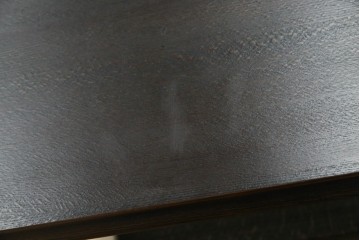 和製ビンテージ　オールドカリモク(karimoku)　マガジンラック付き　木のぬくもり感じるサイドテーブル(電話台、飾り台、ディスプレイ台、陳列棚、コンソールテーブル、ヴィンテージ)(R-081100)