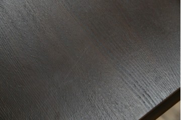 和製ビンテージ　オールドカリモク(karimoku)　マガジンラック付き　木のぬくもり感じるサイドテーブル(電話台、飾り台、ディスプレイ台、陳列棚、コンソールテーブル、ヴィンテージ)(R-081100)