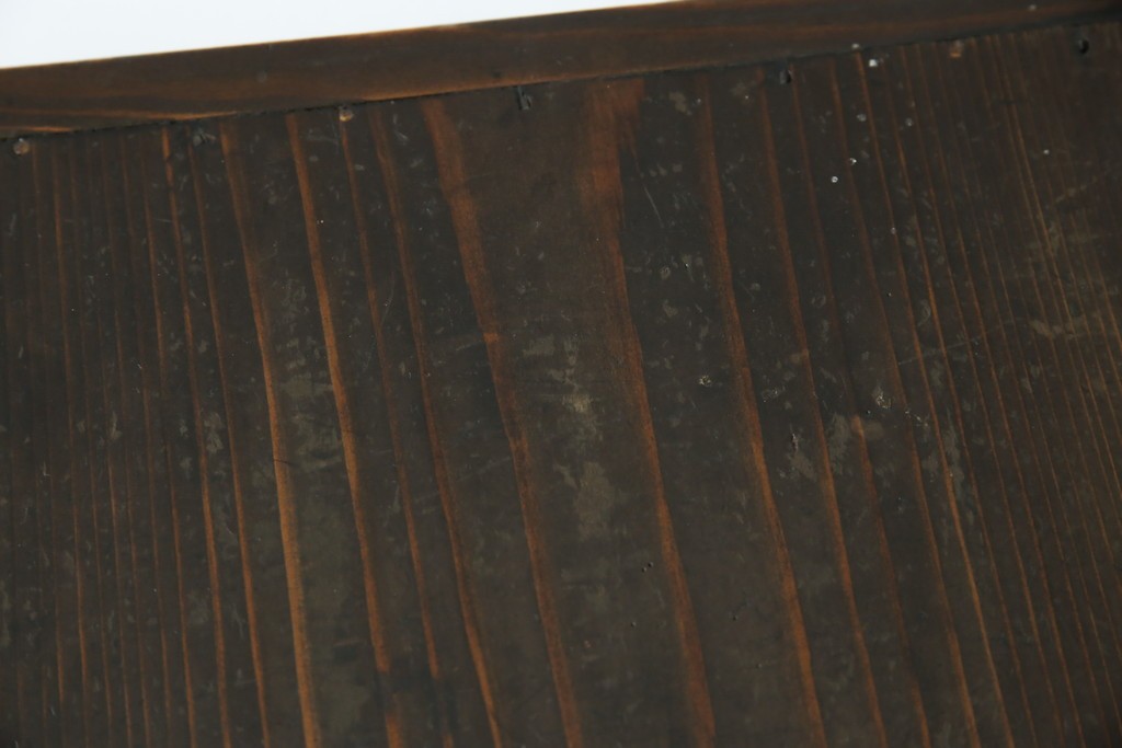 和製アンティーク　木味の簡素な三段飾り棚　(R-081102)