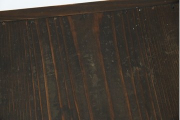 和製アンティーク　木味の簡素な三段飾り棚　(R-081102)