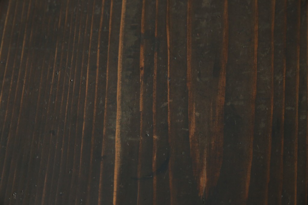 和製アンティーク　木味の簡素な三段飾り棚　(R-081102)