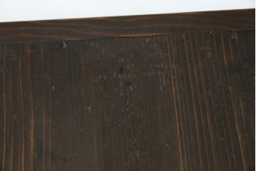 和製アンティーク　木味の簡素な三段飾り棚　(R-081102)