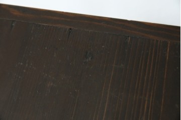 和製アンティーク　木味の簡素な三段飾り棚　(R-081102)