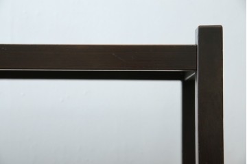 和製アンティーク　木味の簡素な三段飾り棚　(R-081102)