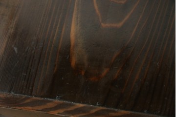 和製アンティーク　木味の簡素な三段飾り棚　(R-081102)