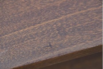 和製アンティーク　栓材　懐かしい雰囲気漂う楔(くさび)式本棚(4段、オープンシェルフ、ディスプレイラック、陳列棚、ブックシェルフ、飾り棚)(R-081103)