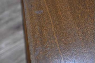 和製アンティーク　栓材　懐かしい雰囲気漂う楔(くさび)式本棚(4段、オープンシェルフ、ディスプレイラック、陳列棚、ブックシェルフ、飾り棚)(R-081103)