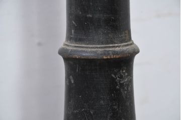 フランスアンティーク　挽物(ターニングレッグ)フレーム　挽き物細工が美しいデザインのハンガーラック(コートハンガー、洋服掛け、コート掛け、ドレスハンガー、店舗什器、キャスター付き、クロージングレール)(R-081108)