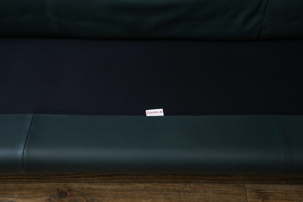 中古　超美品　Cassina(カッシーナ)　MARALUNGA(マラルンガ)　専門店にて再塗装リペア済!高級感あふれる3人掛けソファ　現行定価約240万円　(R-081116)