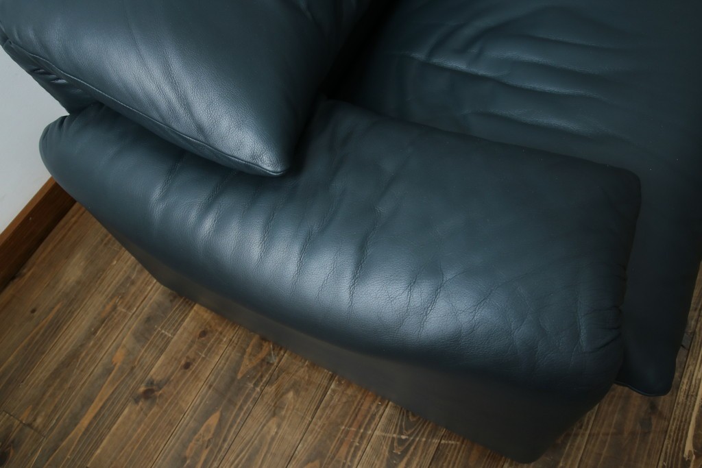 中古　超美品　Cassina(カッシーナ)　MARALUNGA(マラルンガ)　専門店にて再塗装リペア済!高級感あふれる3人掛けソファ　現行定価約240万円　(R-081116)