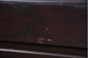 中古　美品　重厚感ある佇まいが魅力的な五尺水屋箪笥サイドボード(食器棚、戸棚、収納棚、キャビネット)(R-081118)