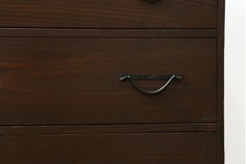 和製アンティーク　簡素でシンプルなデザインの関西時代箪笥　(R-081125)