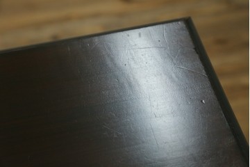 和製アンティーク　希少デザイン　樺(カバ)材　傘立て付きの珍しいデザインが素敵な下駄箱　(R-081126)