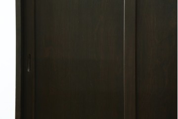 和製アンティーク　希少デザイン　樺(カバ)材　傘立て付きの珍しいデザインが素敵な下駄箱　(R-081126)