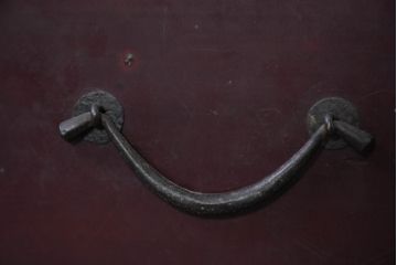 和製アンティーク　漆溜め塗り　懐かしい雰囲気のシンプルな関西小箪笥(時代箪笥、アンティーク箪笥、和タンス、収納棚、引き出し、チェスト)(R-081127)