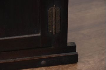 ジャンク品　和製アンティーク　美しい彫刻の作りの良い時代神棚(宮形、神殿、縁起棚)(R-081128)