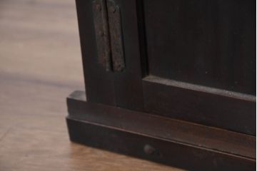 ジャンク品　和製アンティーク　美しい彫刻の作りの良い時代神棚(宮形、神殿、縁起棚)(R-081128)
