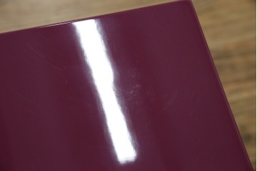 未使用　展示品　二本松民芸家具　田中家具　気品ある桜のデザインが美しい紫色に映えるモダンデザインの仏壇 定価約36万円相当　(R-081137)