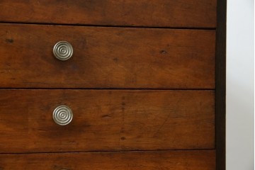 和製アンティーク　懐かしい雰囲気の五段小引き出し　(R-081144)