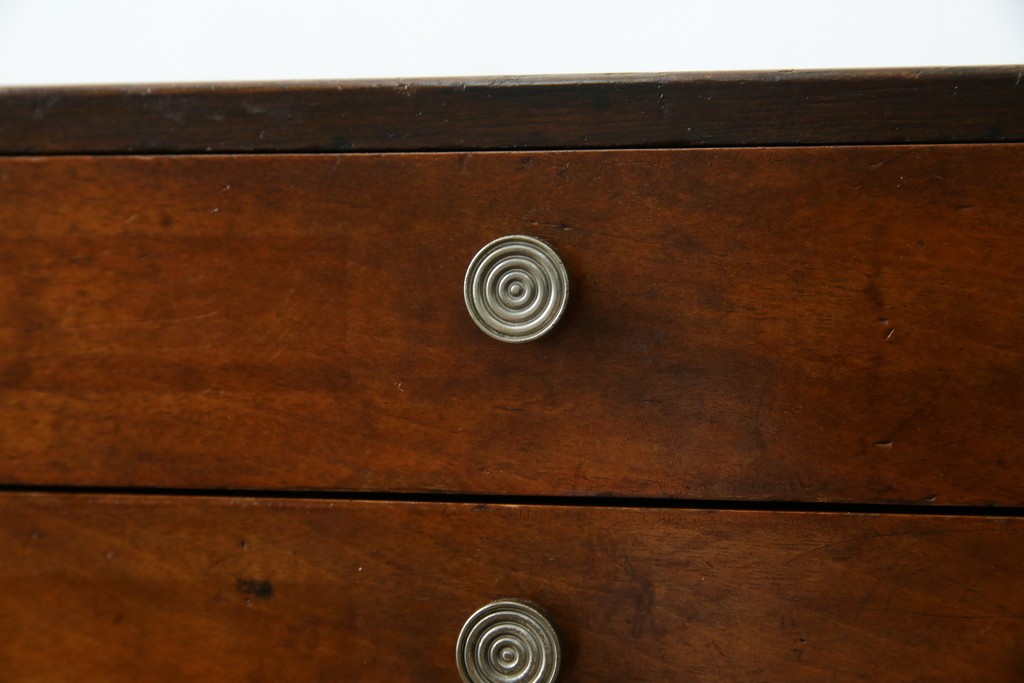 和製アンティーク　懐かしい雰囲気の五段小引き出し　(R-081144)