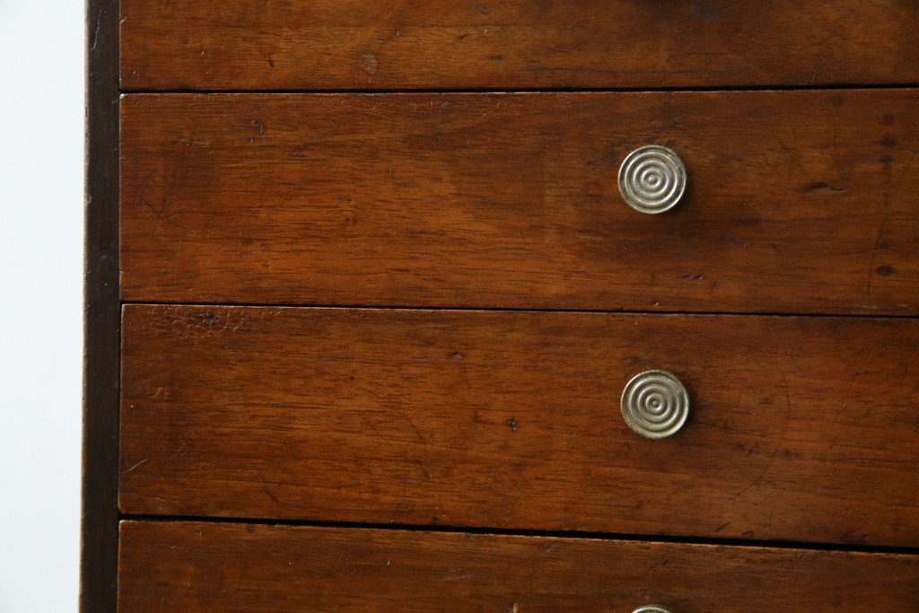 和製アンティーク　懐かしい雰囲気の五段小引き出し　(R-081144)