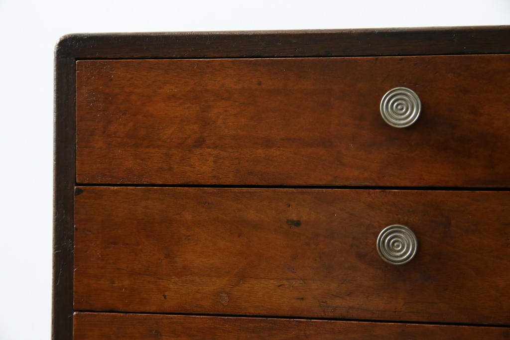 和製アンティーク　懐かしい雰囲気の五段小引き出し　(R-081144)