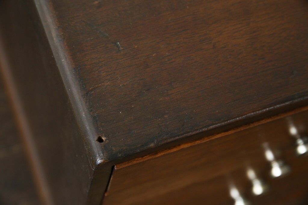 和製アンティーク　懐かしい雰囲気の五段小引き出し　(R-081144)