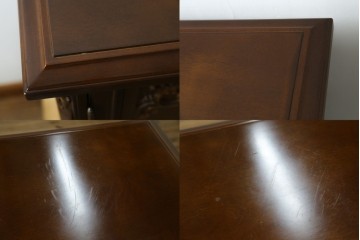 中古　美品　国会議事堂納品の高級家具メーカー　徳田家具　上品な佇まいで存在感のあるサイドボード　(R-081148)