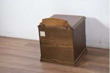 中古　松永工房　Continue(カンティーニュ)　C-09　シンプルなデザインで取り入れやすい!収納できるサイドテーブル(サイドチェスト、引き出し)(R-081150)
