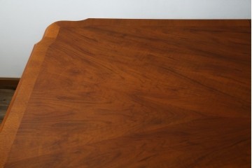 中古　美品　最高級アメリカ家具ブランド　JOHN WIDDICOMB(ジョン ウィディコム)　マホガニー材　保護天板・テーブルパッド付き　格式高い空間を演出する大型ダイニングテーブル　定価約120万円　(R-081156)