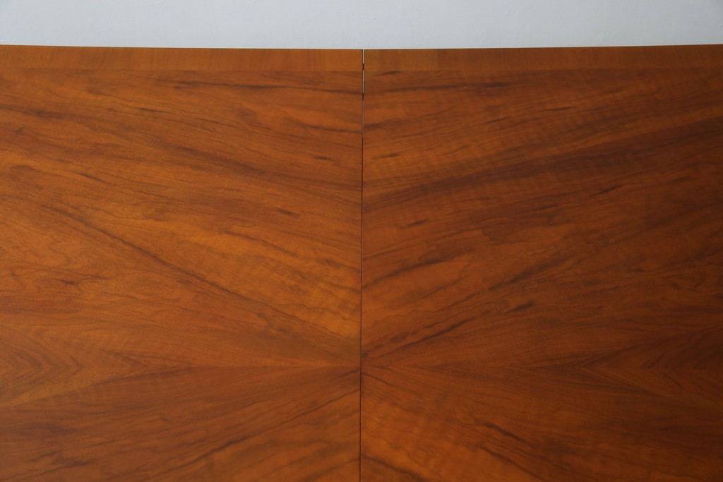 中古　美品　最高級アメリカ家具ブランド　JOHN WIDDICOMB(ジョン ウィディコム)　マホガニー材　保護天板・テーブルパッド付き　格式高い空間を演出する大型ダイニングテーブル　定価約120万円　(R-081156)