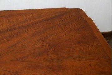 中古　美品　最高級アメリカ家具ブランド　JOHN WIDDICOMB(ジョン ウィディコム)　マホガニー材　保護天板・テーブルパッド付き　格式高い空間を演出する大型ダイニングテーブル　定価約120万円　(R-081156)